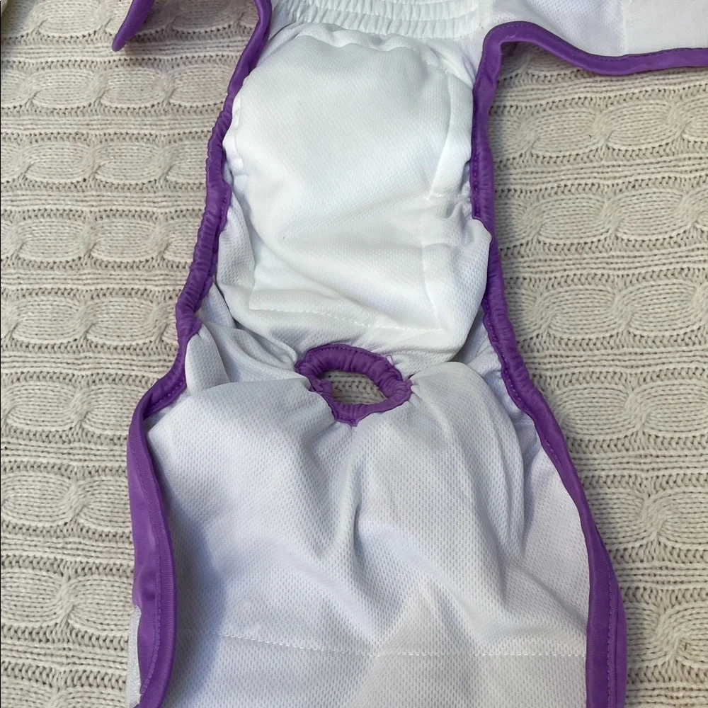 Pet Magasin Dog Cloth Diaper Set of 3 like new Hook & loop waist band adjustable